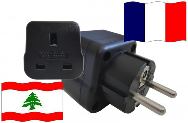 Urlaubsstecker Frankreich für Geräte aus Libanon
