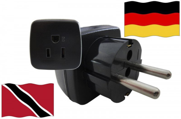 Urlaubsstecker Deutschland für Geräte aus Trinidad-Tobago