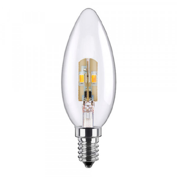 LED Kerze klar E14 2,7Watt, dimmbar, Segula 50651 LED Lampe