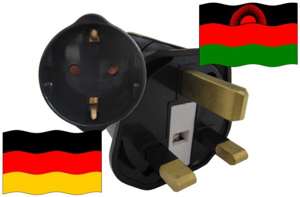 Urlaubsstecker Malawi für Geräte aus Deutschland