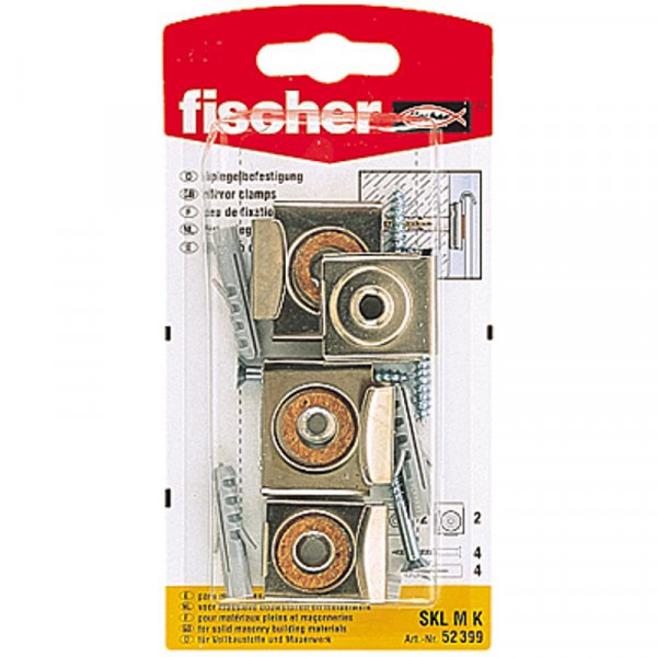 Fischer Paket-Spiegel-Befestigung SKL M K SB-Karte 52399 1 Set