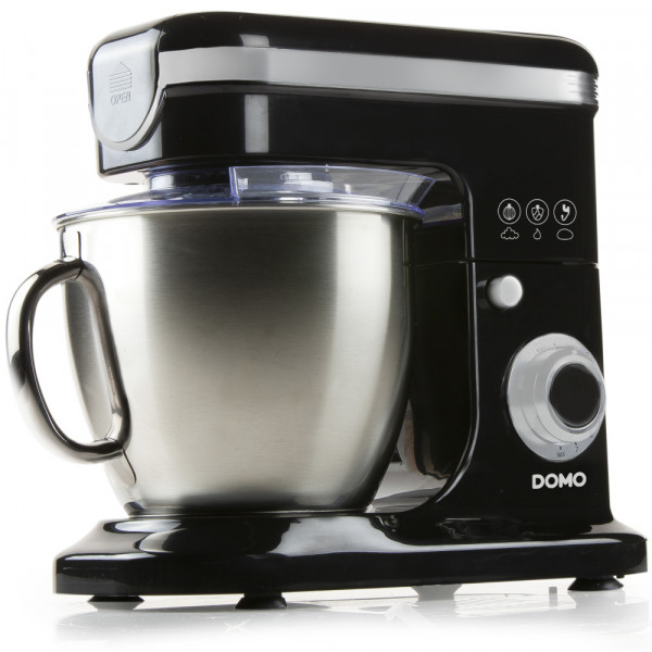 XL-Küchenmaschine 6 Liter Fassungsvermögen DOMO DO1023KR Farbe: schwarz