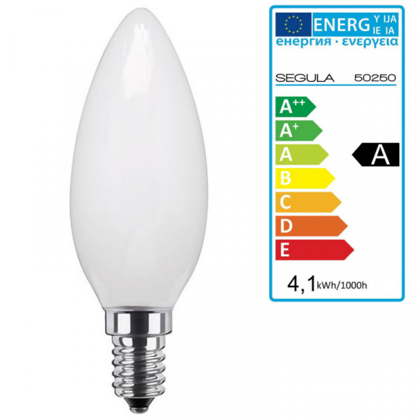 LED Kerze Paket matt E14 4,1Watt, dimmbar, Segula 50250 LED Lampe