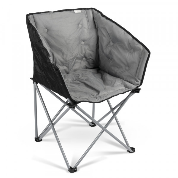 Gepolsterter Campingstuhl / Lounge-Sessel Kampa EXTREMER Komfort FT0049 schwarz/grau